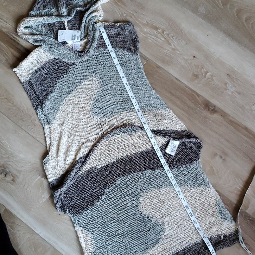NWT H&M Divided Camo Hi-Lo Sweater Vest - Picture 7 of 11